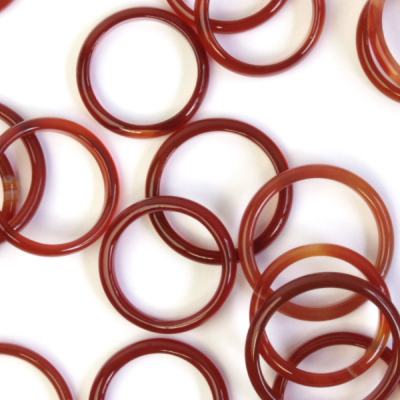 Ringe Achat rot  3 mm